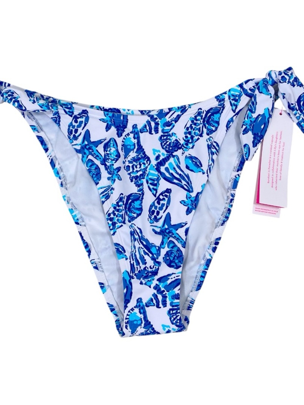 Lilly Pulitzer Roga Bikini Bottom Sz 12 Shell Collector Swim Beach - Picture 3 of 9